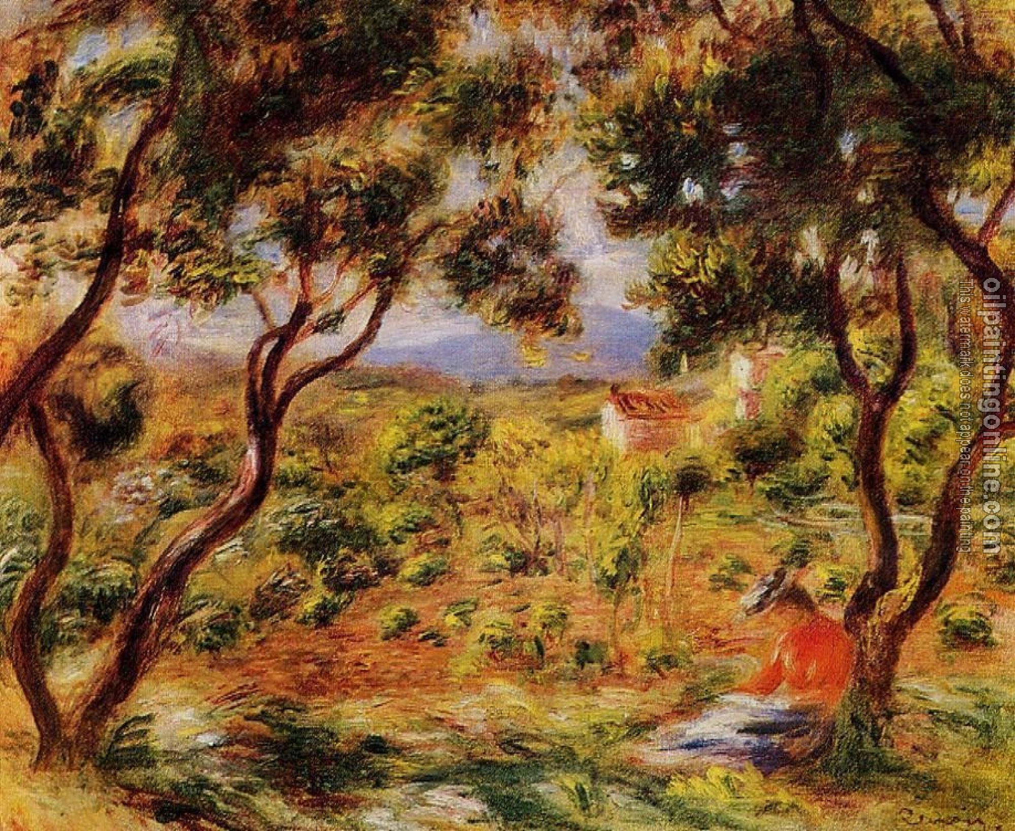 Renoir, Pierre Auguste - The Vineyards of Cagnes